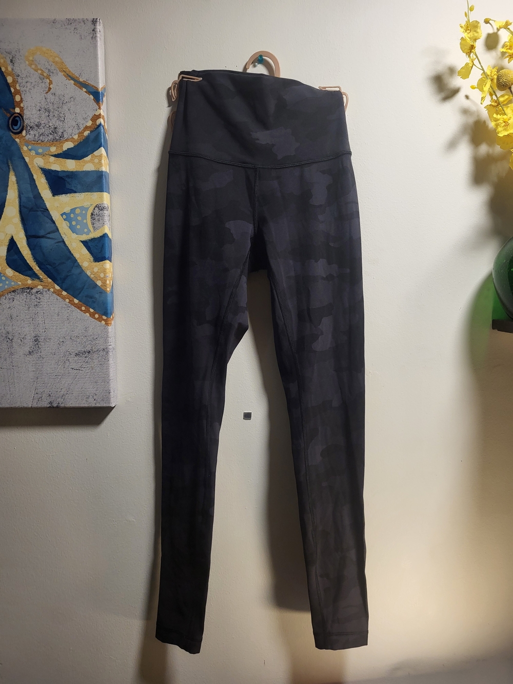 Lululemon High-Waist Full Length Leggings - Black Camo